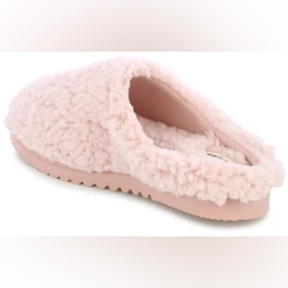 NWT Dearfoams Womens Faux Wool Memory Foam Slippers Size L 9-10 - Picture 2 of 12